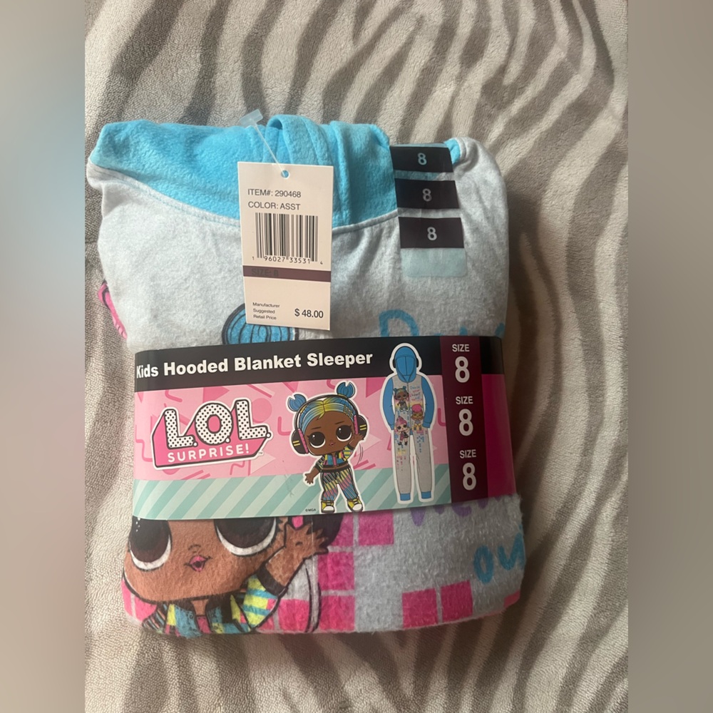 L.O.L. Surprise! Colorful Hooded Blanket Sleeper